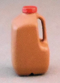Dollhouse Miniature Chocolate Milk, Gallon